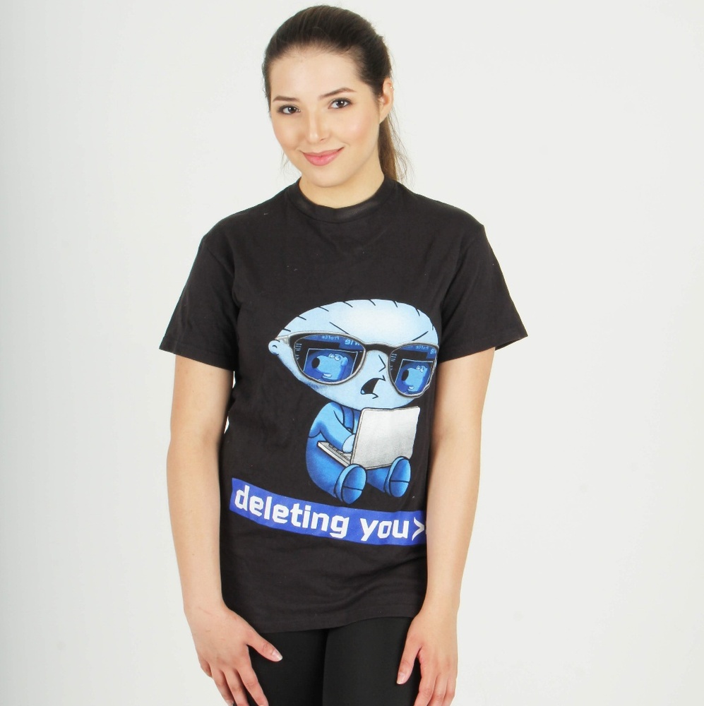 Family Guy Stewie deleting you shirt